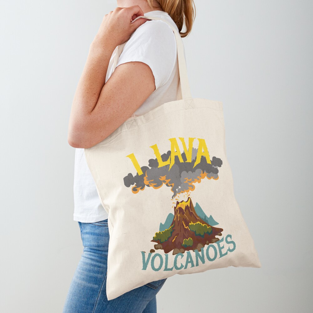 "I Lava Volcanoes Geology Collecting Stones" Tote Bag for Sale by