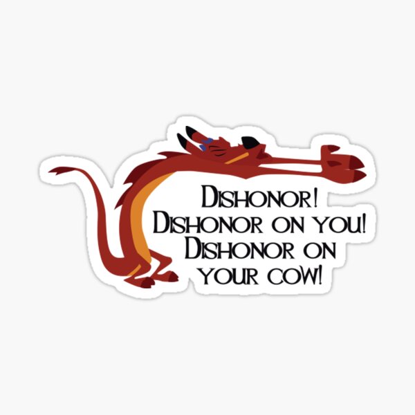 Dishonor! Sticker