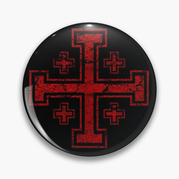 Item preview, Templar Knight Jerusalem Cross Seal Medieval Warrior Symbol designed and sold by TopTeeShop.