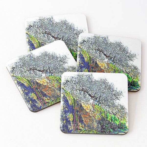 Item preview, Wall with ladder and olive grove designed and sold by Giuseppe Cocco.
