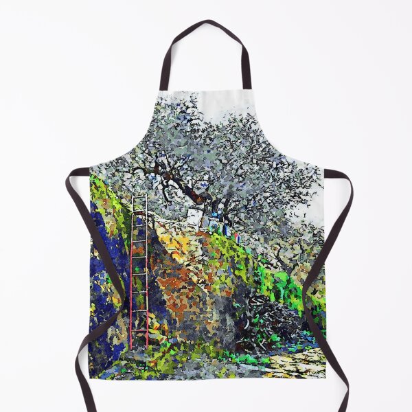Item preview, Wall with ladder and olive grove designed and sold by Giuseppe Cocco.
