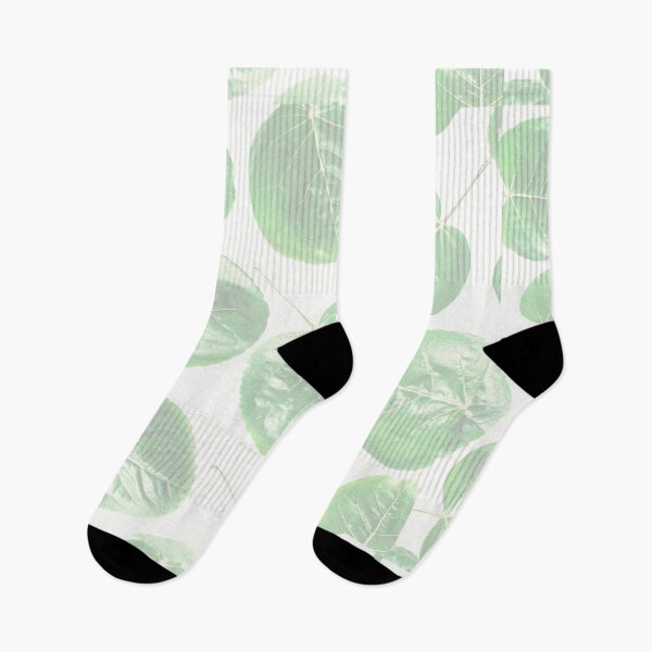 Item preview, Green round leaf design designed and sold by Booandbeaute.