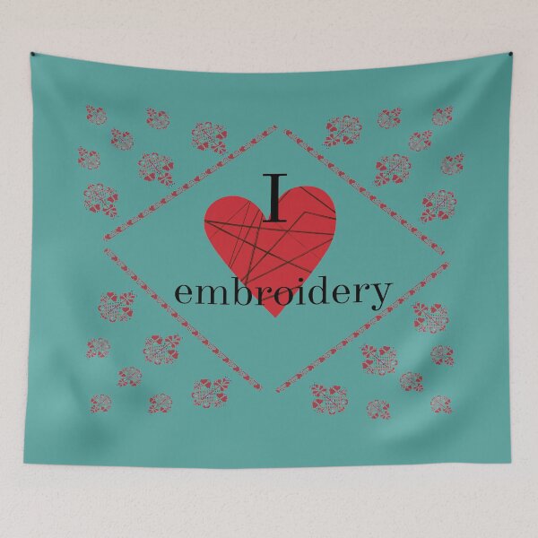 Item preview, I Love Embroidery designed and sold by customgiftstore.