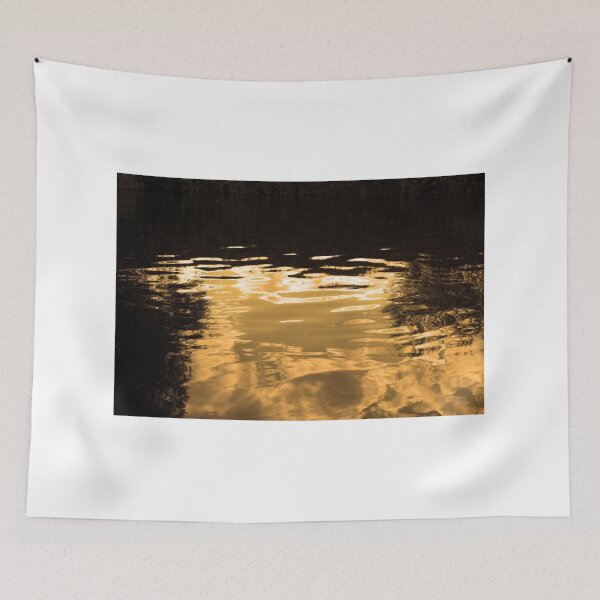 Item preview, Sunset on the Teme River Ludlow designed and sold by HalcyonPrints.