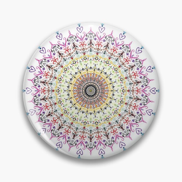 Item preview, Spiky colored mandala designed and sold by hoshimem.