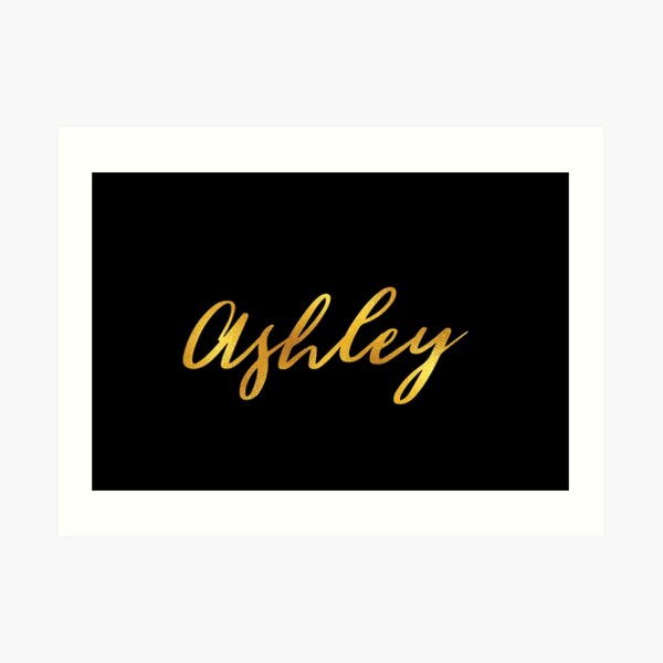 Ashley Name Wall Art Redbubble