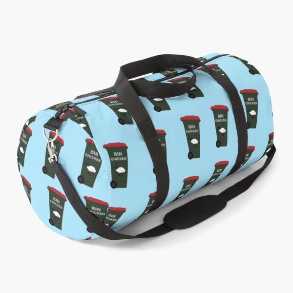 Item preview, Rubbish Bin Chicken on Blue designed and sold by Digitaldingo.