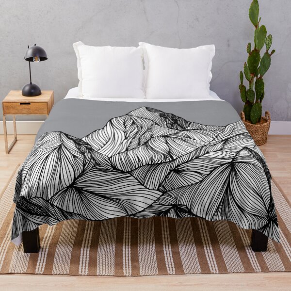 Item preview, Mountain sketch gray designed and sold by lolamawi.
