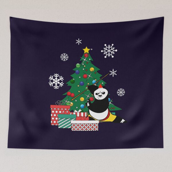 Item preview, Kung Fu Panda Around The Christmas Tree designed and sold by Nova5.