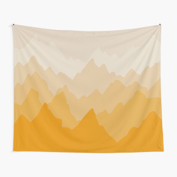 Item preview, Mountains in the fog yellow designed and sold by lolamawi.