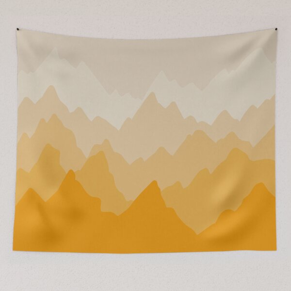 Item preview, Mountains in the fog yellow designed and sold by lolamawi.
