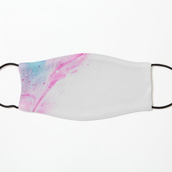 Pink Watercolor Art Kids Mask