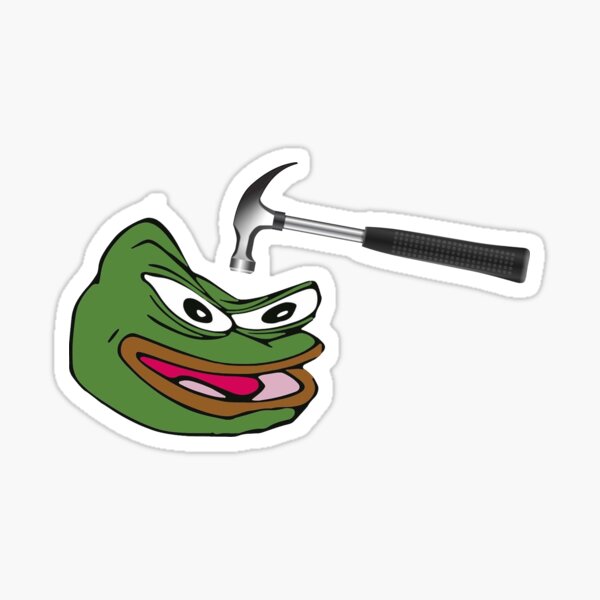 Pepega Hammer Bttv Sticker - Pepega Hammer Pepega Hammer - Discover & Share  GIFs