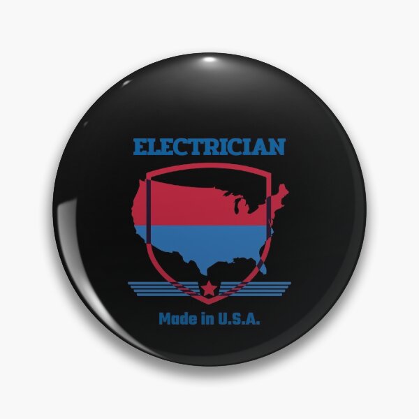 Artikelvorschau, Elektriker hergestellt in USA. entworfen und verkauft von WearMyDesign.