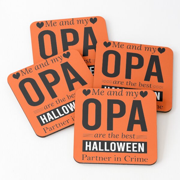 Item preview, For Opa German grandmother Halloween partner in crime orange design designed and sold by anins-azuree.