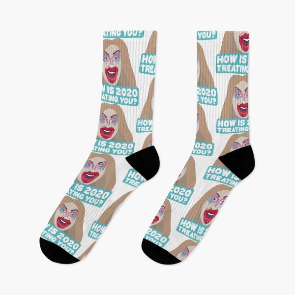 Item preview, Jimbo the drag clown mirror lipstick message elimination Canada's Drag Race meme how is 2020 treating you? designed and sold by FridaaErikssson.