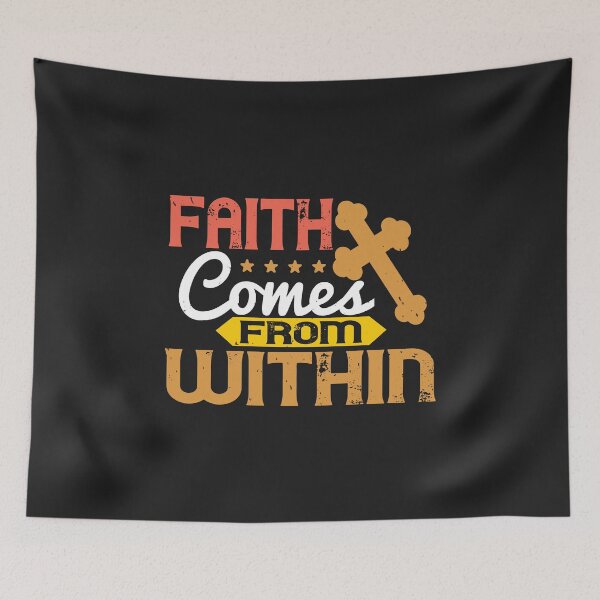 Item preview, Faith Comes From Within designed and sold by mymysterycloset.