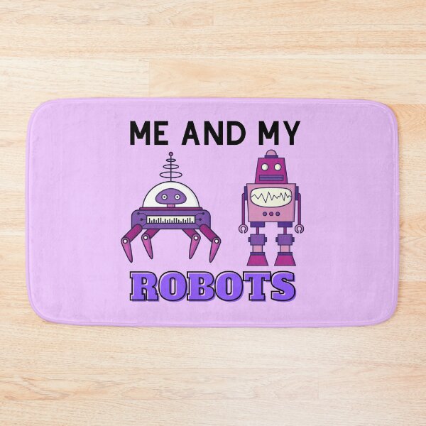 Item preview, Robotics engineering cute robots purple designed and sold by Share Your Passion.
