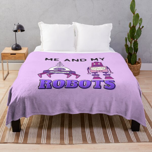 Item preview, Robotics engineering cute robots purple designed and sold by Share Your Passion.
