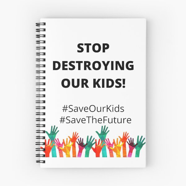 Item preview, Stop Destroying Our Kids Essential T Shirt designed and sold by ZayZayDesigns.
