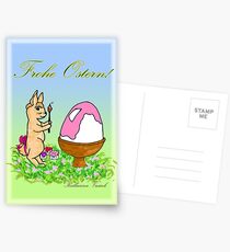 female Easter-Art Postcards