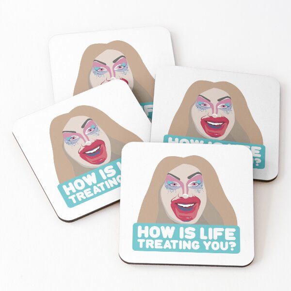 Item preview, Jimbo the drag clown mirror lipstick message elimination Canada's Drag Race meme how is life treating you? designed and sold by FridaaErikssson.
