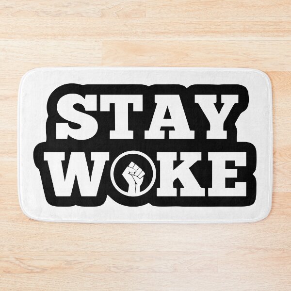 Artikelvorschau, Power Girl Stay Woke's Logo Trend 1 entworfen und verkauft von Joni77.
