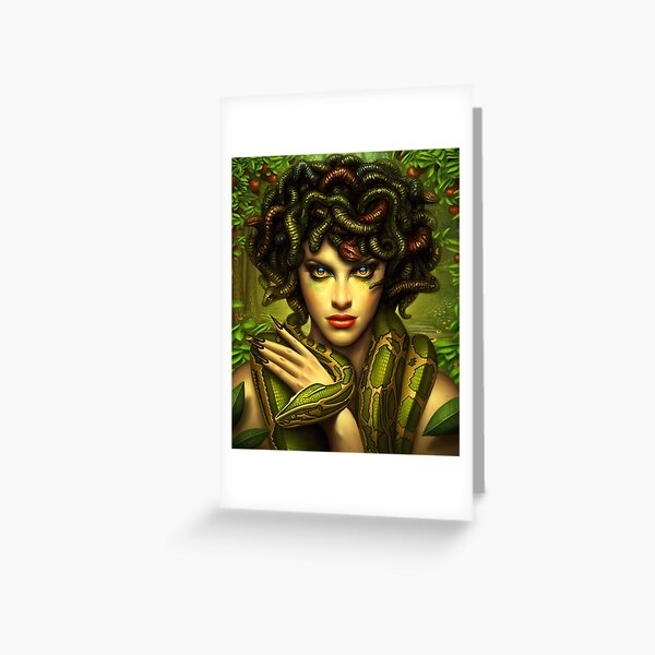 Medusa Greeting Card