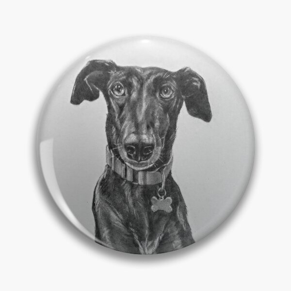 Item preview, Black Greyhound designed and sold by FineLineStudio.