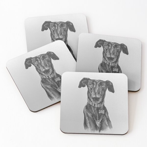 Item preview, Black Greyhound designed and sold by FineLineStudio.