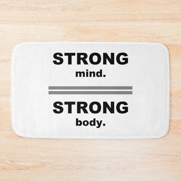Item preview, STRONG mind STRONG body - Driven to SUCCESS - motivational typography designed and sold by originalsusie.