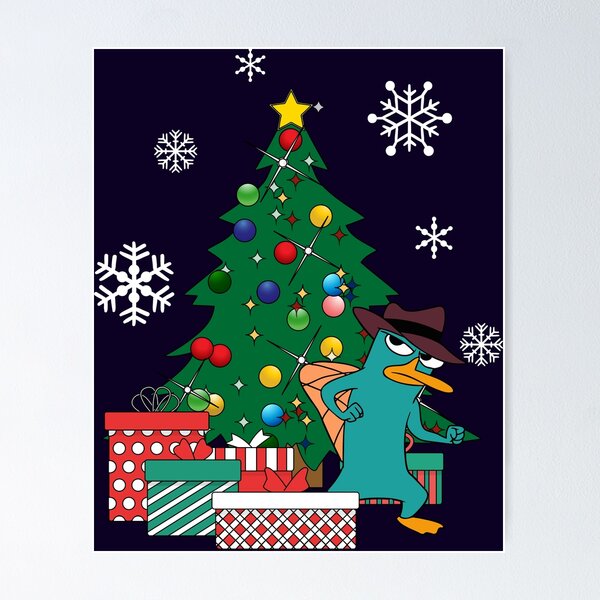 Item preview, Perry The Platypus Around The Christmas Tree designed and sold by Nova5.