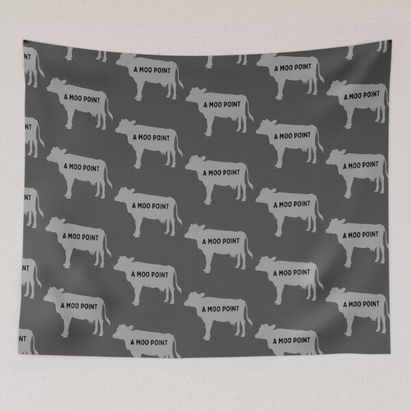 Item preview, A moo point on a cow designed and sold by rosemarydrawing.