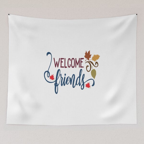 Item preview, Welcome friends: Funny Fall Design. designed and sold by fajali master.