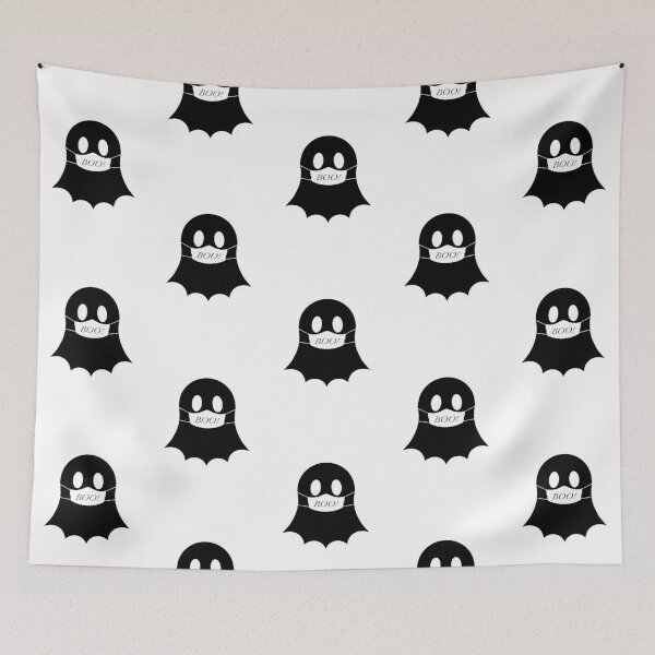 Item preview, Ghost with face mask designed and sold by Celiina.