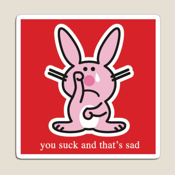 Item preview, Lapin heureux designed and sold by prettyuglyangel.