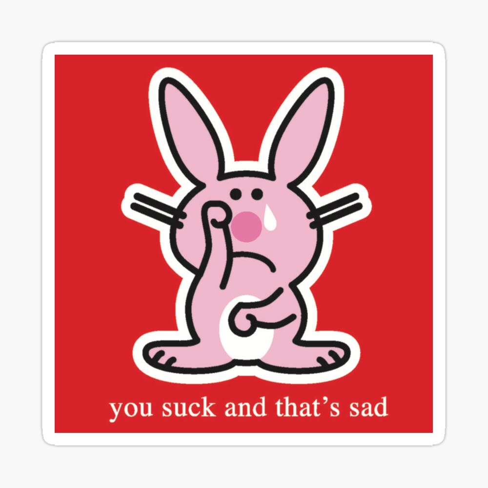 Happy bunny | Sticker