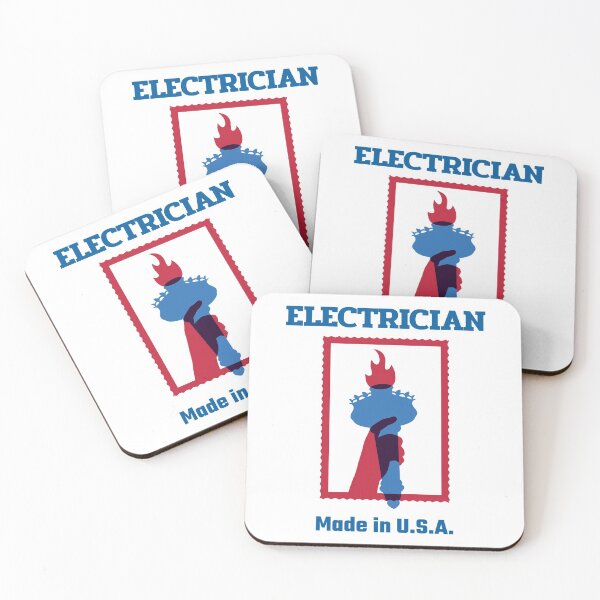 Artikelvorschau, Elektriker, hergestellt in den USA. entworfen und verkauft von WearMyDesign.
