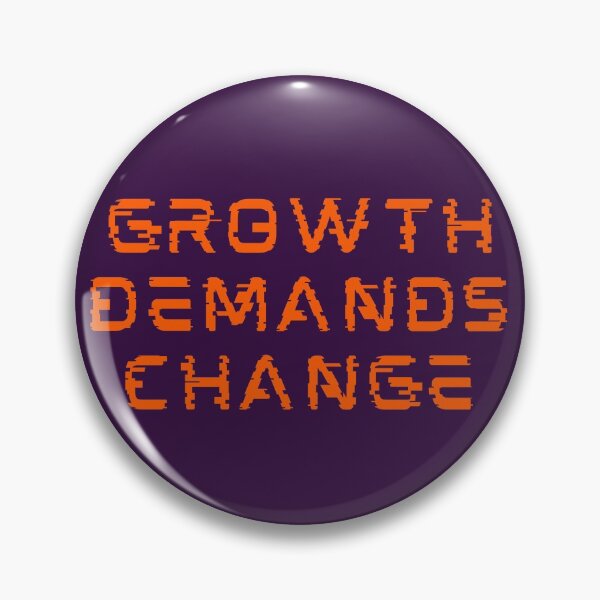 Item preview, Growth Demands Change designed and sold by MyMotivation.