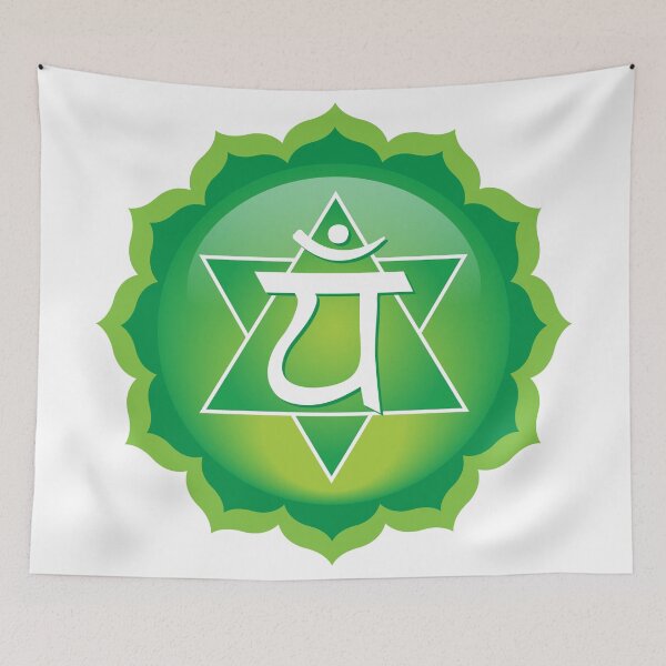 Item preview, Heart Chakra Symbol designed and sold by serenaking.