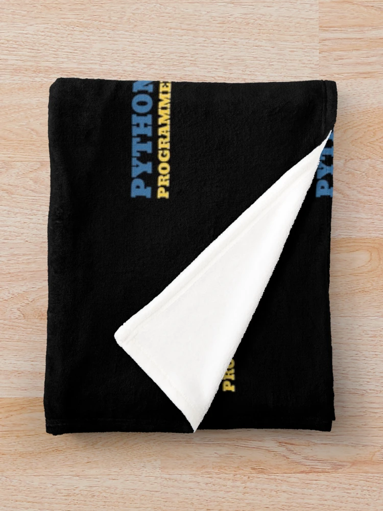 Thumbnail 3 von 6, Fleecedecke, Python-Programmierer designt und verkauft von aviationgeektee.