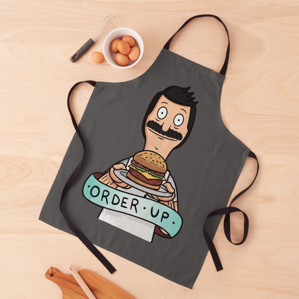 order your favorite burger sticker Apron