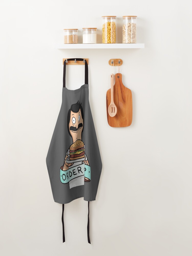 Alternate view of order your favorite burger sticker Apron