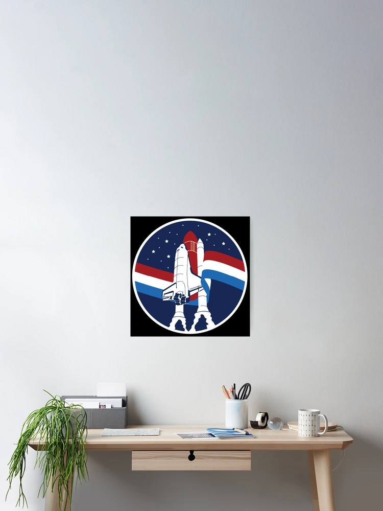 Thumbnail 2 of 3, Poster, Amazing Space Shuttle designed and sold by InvisibleMind.