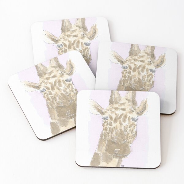 Item preview, Giraffe Watercolor (02) designed and sold by PaintingsByKF.