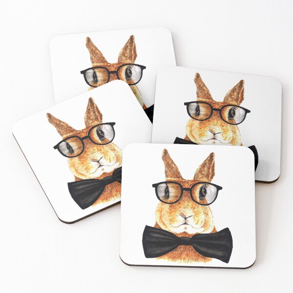 Item preview, Geek Chic Bunny designed and sold by artbysarahallen.