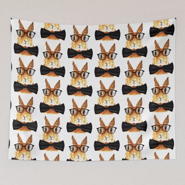 Item preview, Geek Chic Bunny designed and sold by artbysarahallen.