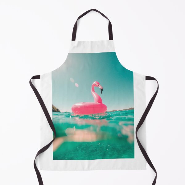 Item preview, Tropical Ocean & Pink Flamingo Pool Float designed and sold by newburyboutique.