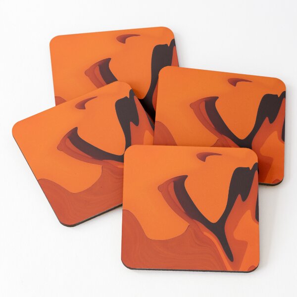 Item preview, Abstract orange sandy desert  designed and sold by Yakdane.