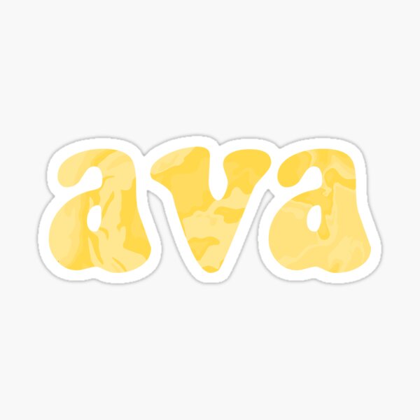 "Ava" Sticker for Sale by DemisStickers Redbubble